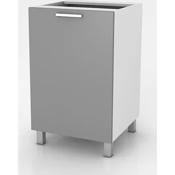 FALCO Kuchyňská skříňka Natalie D50 1D Dřevo: FAF - černý lesk