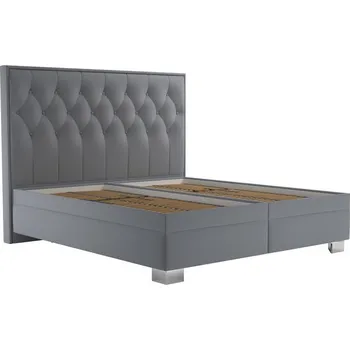 Postel BLANAŘ Čalouněná postel Kristina 180x200 šedá