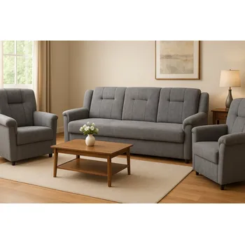 Sedací souprava FALCO Sedací souprava Small 3+1+1 šedý aston