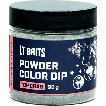 Návnadové aroma Powder Color Dip LT Baits Top Crab 90 g