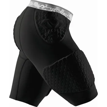 McDavid 7991 HEX Shorts With Contoured Wrap-around Thigh kompresní šortky s prodlouženými chrániči stehen L, černá