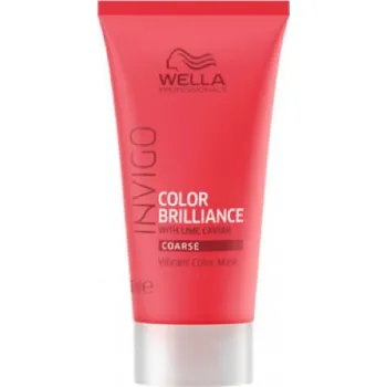 Vlasová regenerace Wella Professionals Invigo Color Brilliance Vibrant Color Mask Coarse maska pro husté barvené vlasy 30 ml