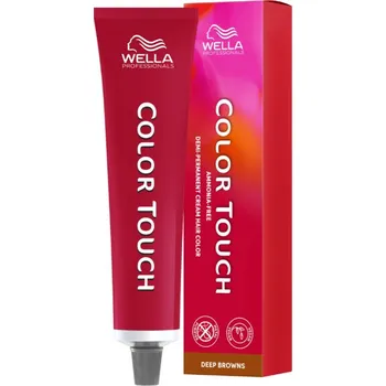 Barva na vlasy Wella Professionals Color Touch Deep Brown Vegan demi-permanentní barva na vlasy 60 ml, 8/73 Light Blonde Brown Gold