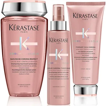 Kosmetická sada Kérastase Chroma Absolu Set III. sada pro péči o barvené vlasy