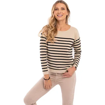 Pánský svetr Dámský svetr VOLCANO-S-IGA-101-BEIGE Béžová XS