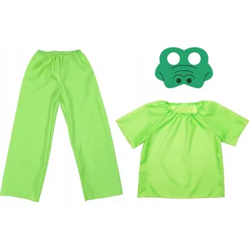 Karnevalový kostým KOSTÝM KROKODÝL HALENKA KALHOTY MASKA 98-110 3el