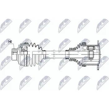 Poloosa kola Hnací hřídel - poloosa NTY NPW-AU-009
