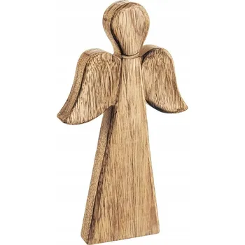 Obraz Figurka ANDĚL dřevěná vánoční ozdoba andílek
