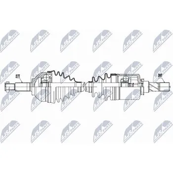 Poloosa kola Hnací hřídel - poloosa NTY NPW-RE-220