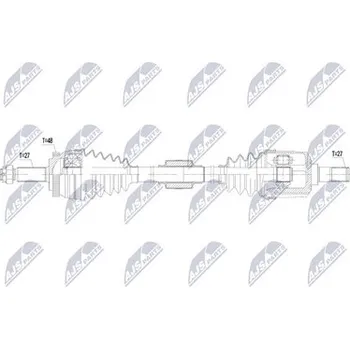 Poloosa kola Hnací hřídel - poloosa NTY NPW-HY-649
