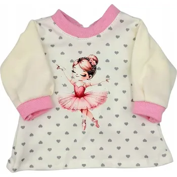 Doplněk pro panenku Šaty se srdíčka pro panenku 36-38 cm