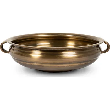 Příslušenství k masážnímu přístroji Mosazná nádoba na masážní olej Fabulo Sattva 35 x 35 x 10 cm