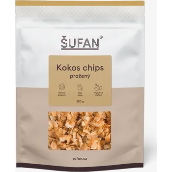 ŠUFAN Kokosové chipsy pražené 250g