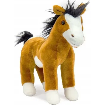 plyšák Kůň koník milý plyšový mazlíček přítulníček, plyšová výška 28 cm