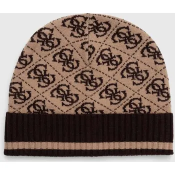 Čepice Čepice Guess AM5028.POL01 béžová 80A, vel. M