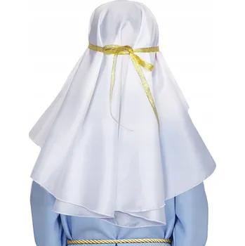 Šátek ŠÁTEK PANNY MARIE BETLÉM POKRÝVKA HLAVY PLES SVATÝCH KOSTÝM MARIE