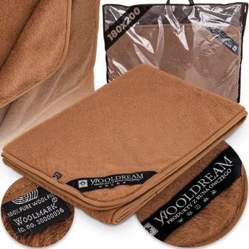 Prostěradlo Prostěradlo tradiční Wooldream vlna 180 x 200 cm