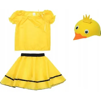 Karnevalový kostým KOSTÝM KUŘECÍ KOSTÝM VELIKONOČNÍ Velikonoce SUKNĚ KLOBOUK 116-128