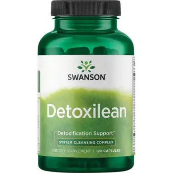 Zdraví Swanson Detoxilean - System Cleansing Complex Komplex s psylliem a 14 bylinami 120 ks, kapsle