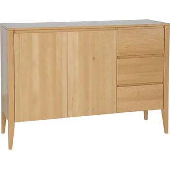 Komoda DREWMAX Komoda z bukového dřeva RETRO KD438