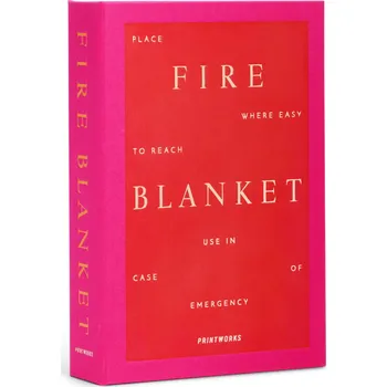 Odkapávač na nádobí Hasicí deka, červená, laminát, Printworks