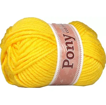 Příze Pony NGM extra silná příze 929 tmavá žlutá