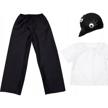 Karnevalový kostým KOSTÝM VLAŠTOVKA JARO STRAKA ČEPICE KOSTÝM STRAKA VLAŠTOVKY 134-140 3el