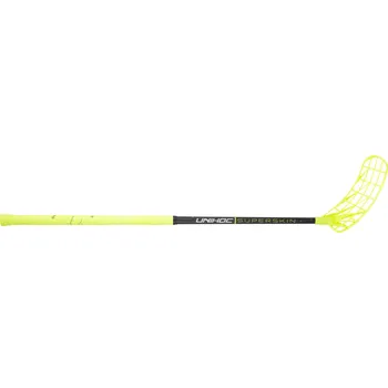 Florbal Unihoc UNILITE SUPERSKIN MID 29 neon yellow Florbalová hůl neonově žlutá, Levá (levá ruka dole), 87cm (=97cm)