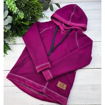 Dívčí mikina Kulišárny Zateplená mikina MAGENTA VELIKOST: 128