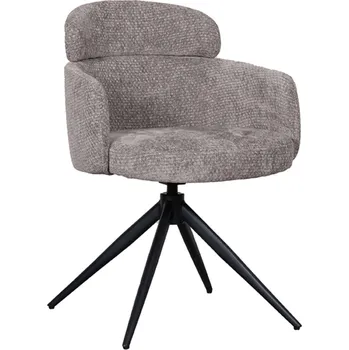 Jídelní židle LABEL51 Otočná jídelní židle LEVI šedá