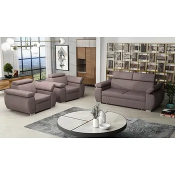 Sedací souprava FALCO Sedací souprava Brooklyn 3+1+1 růžová