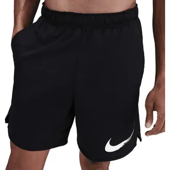 Dámské legíny Pánské teplákové kraťasy NIKE-M NK DF TOTALITY KNIT 7IN UL G BLACK/WHITE Černá L