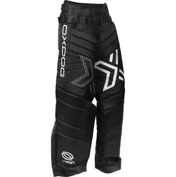 Pánské kalhoty Oxdog VISION GOALIE PANTS SR Brankářské kalhoty L, černá / bílá