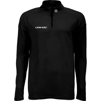 Pánské tričko Unihoc T-shirt UNIHOC CLASSIC longsleeve black Sportovní tričko XXL, černá
