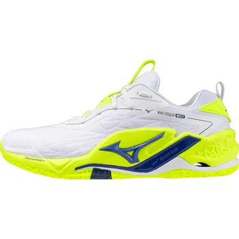 Pánská sálová obuv Mizuno WAVE STEALTH NEO 2 X1GA240039 Sálová obuv White / Lightning Yellow / Dazzlin, UK 8,5, EU 42,5, US 9,5, 27,5 cm