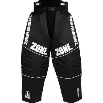 Florbal Zone floorball Goalie pants UPGRADE SW black/white Brankářské kalhoty 140 cm, černá / bílá