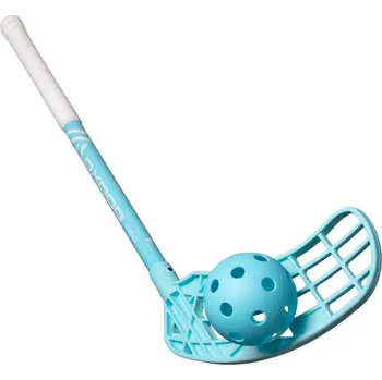 Florbalová hůl Oxdog FIRST 55 SET Florbalová hůl a míček baby blue, Oboustranná, 55cm (=65cm)