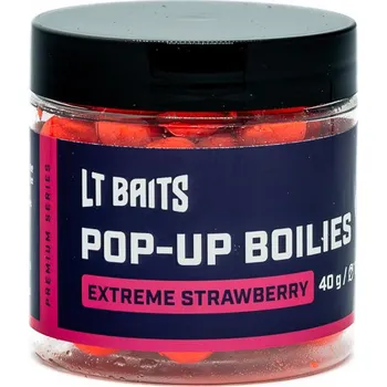 Boilies Pop-Up Boilies LT Baits Extreme Strawberry 40 g Průměr: 12 mm, Hmotnost: 40 g