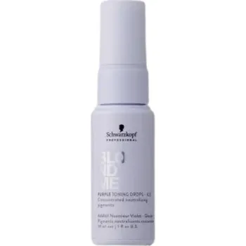 Vlasová regenerace Schwarzkopf Professional BlondME Bond Repair Purple Toning Drops Ice fialové tónovací kapky pro chladný blond odstín 30 ml