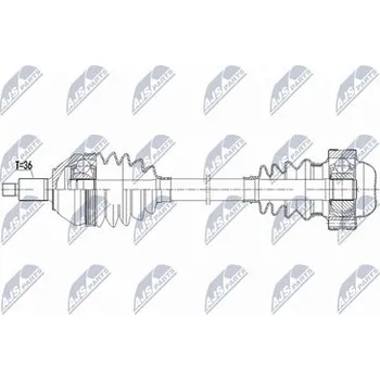 Poloosa kola Hnací hřídel - poloosa NTY NPW-VW-246