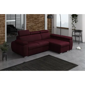 Sedací souprava FALCO Rohová sedací souprava Brooklyn pravá vínová