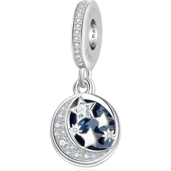 Přívěsek MOISS stříbrný přívěsek HVĚZDA SMALT