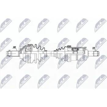 Poloosa kola Hnací hřídel - poloosa NTY NPW-BM-019