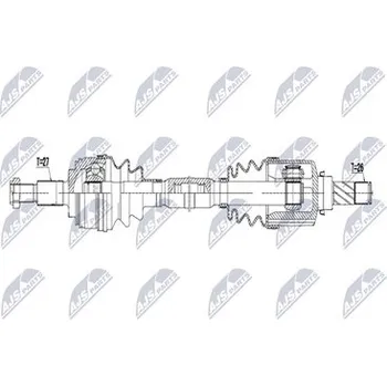 Hnací hřídel - poloosa NTY NPW-RE-246