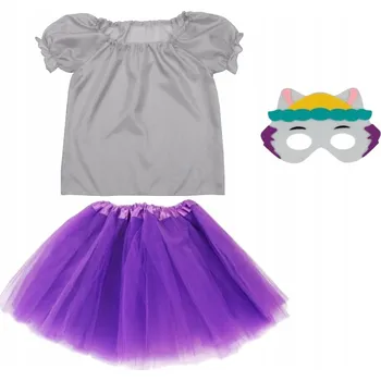 Karnevalový kostým KOSTÝM PEJSEK PES ZÁCHRANÁŘ ŠEDÝ 98-110 3dílný