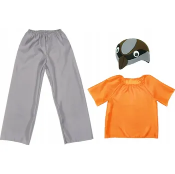 Karnevalový kostým KOSTÝM ZUBA KALHOTY HALENKA ČEPICE PODZIM 98-110