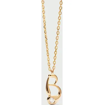 Náhrdelník PDPAOLA Zlatý náhrdelník s iniciálem B