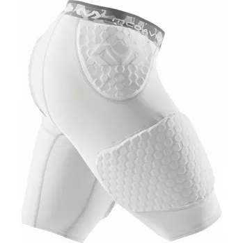 McDavid 7991 HEX Shorts With Contoured Wrap-around Thigh kompresní šortky s prodlouženými chrániči stehen S, bílá