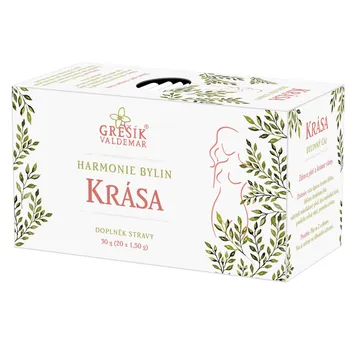 Valdemar Grešík Krása bylinný porcovaný čaj 20 x 1,5 g přebal