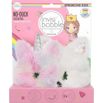 Invisibobble Kids Sprunchie Bunnycorn dárková sada látkových gumiček do vlasů Bunnycorn